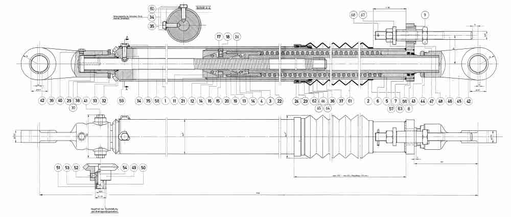 Bremsgestängesteller ohne Kegelrad Ar 470 b